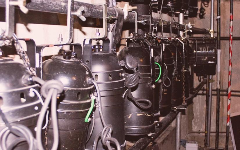 Hanging Theatre Lights